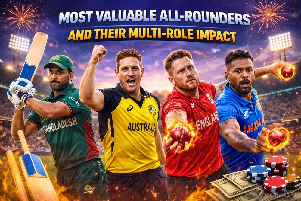 T20 World Cup 2026: Most Valuable All-Rounders and Their Multi-Role Impact