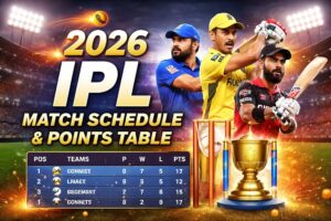 IPL 2026 match schedule