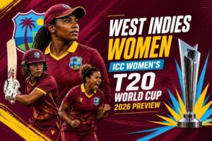 West Indies Women cricket team preparing for the ICC Women's T20 World Cup 2026 tournament.